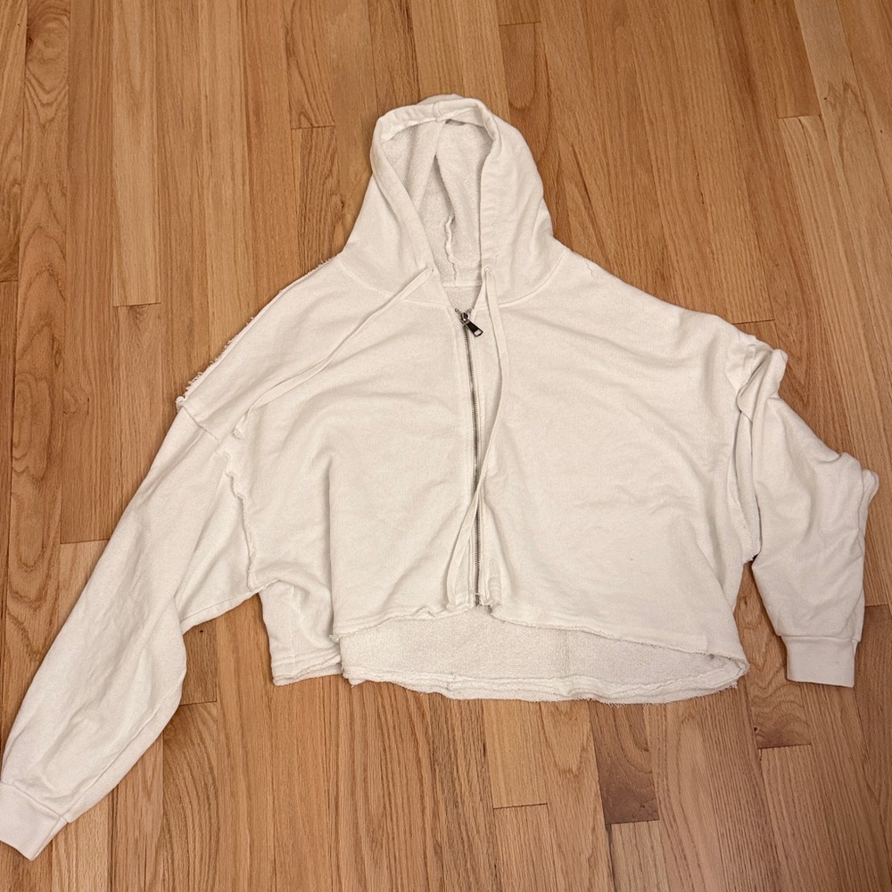 Milio Milano White zip up Sweatshirt
